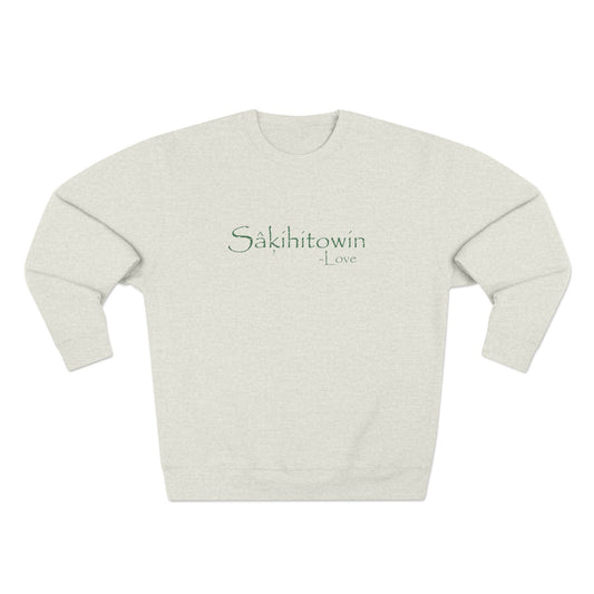 sâkihitowin // love // crewneck