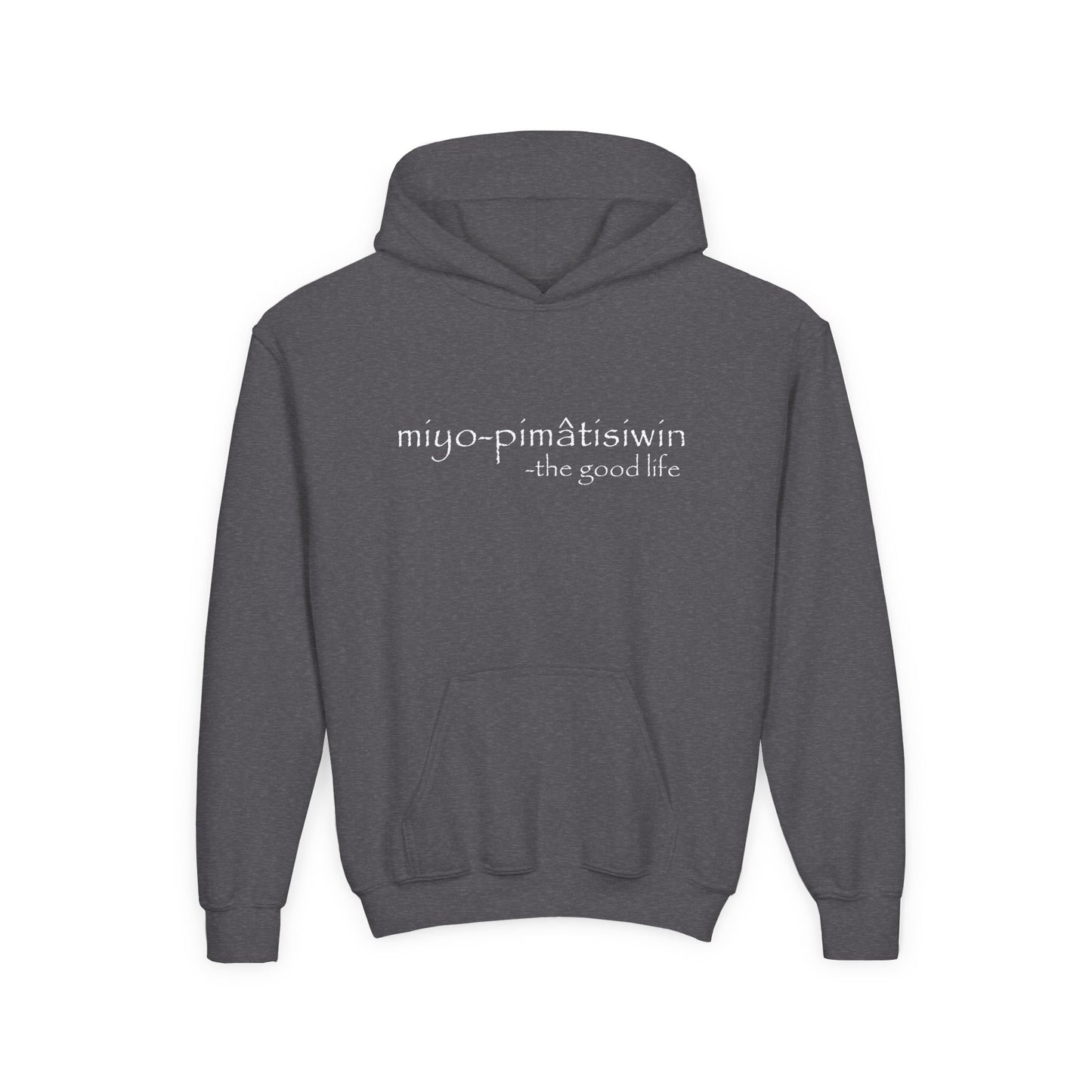 miyo-pimâtisiwin // youth hoodie